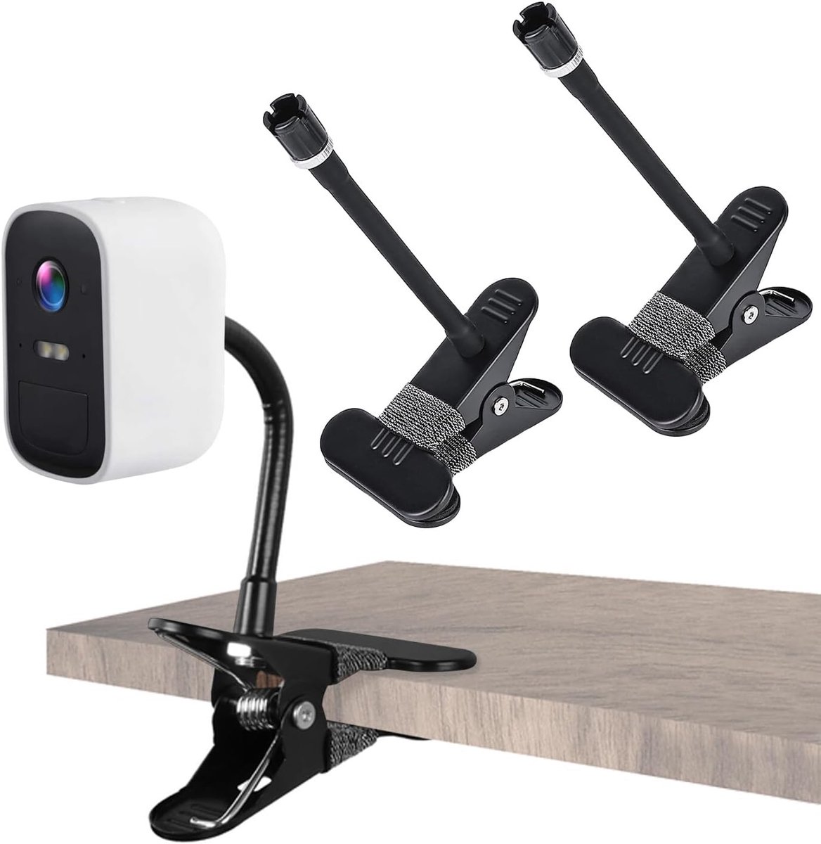 Flexibele houder voor Eufy Cam 2C/2C Pro/3/3C - metalen klemhouder - voor binnen en buiten gebruik - ShopVlot