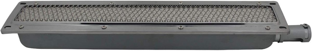 SnelShoppen - Keramische Gas Infrarood Grill BBQ Branders - Buiten Grill Branders - Infrarood Verwarming voor Tuin, Camping en Feestjes - 430 x 90 mm