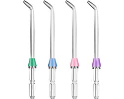 Lot de 4 embouts de rechange, compatibles avec l'hydropulseur Waterpik, embouts de rechange, compatibles avec la douchette buccale et le fil dentaire Waterpik