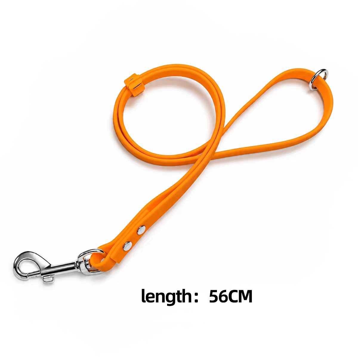 Claoner Trimsysteem bevestigingsriem voor honden katten - Heavy duty silicone - Verstelbare lus - Voor baden en borstelen - Professioneel - Oranje