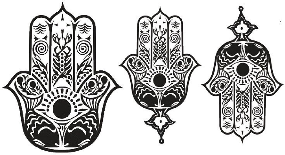 Tijdelijke tattoo Symbolen spiritueel 3 dagen
