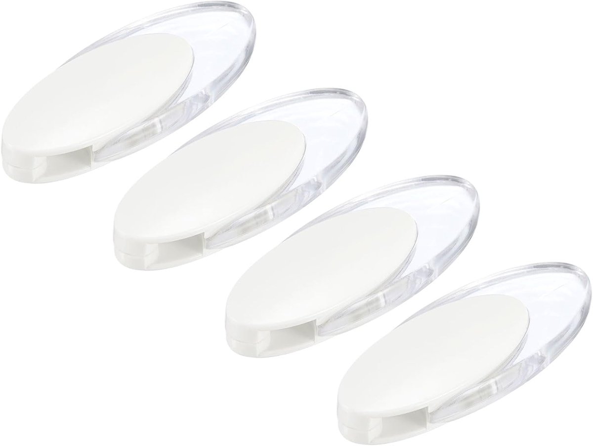 Blindkabel 90 mm - wit - 4 stuks - ideaal voor jaloezieën en gordijnen - ShopVlot