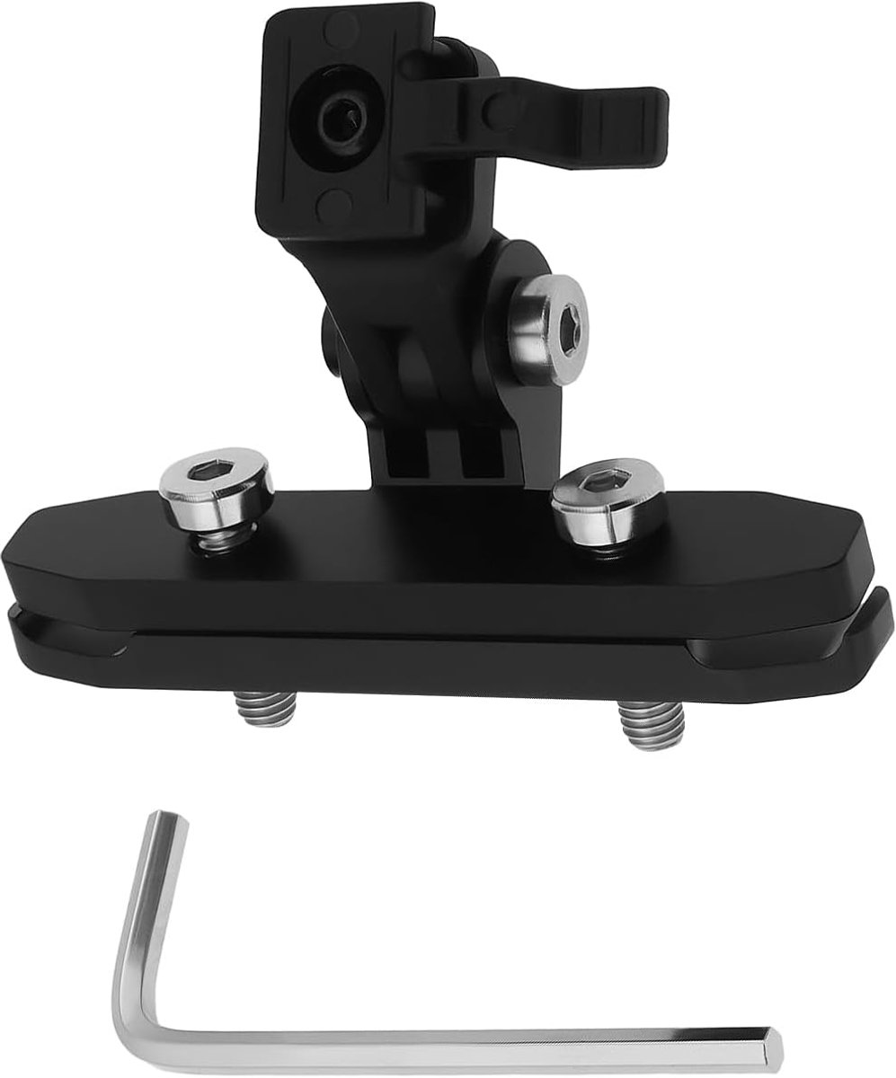 1Pc Fiets Achterlicht Zadel Rail Mount Ondersteuning Zadelpen Compatibel met Bontrager Ion Pro RT Koplamp Adapter Torch Adapter Houder Zwart
