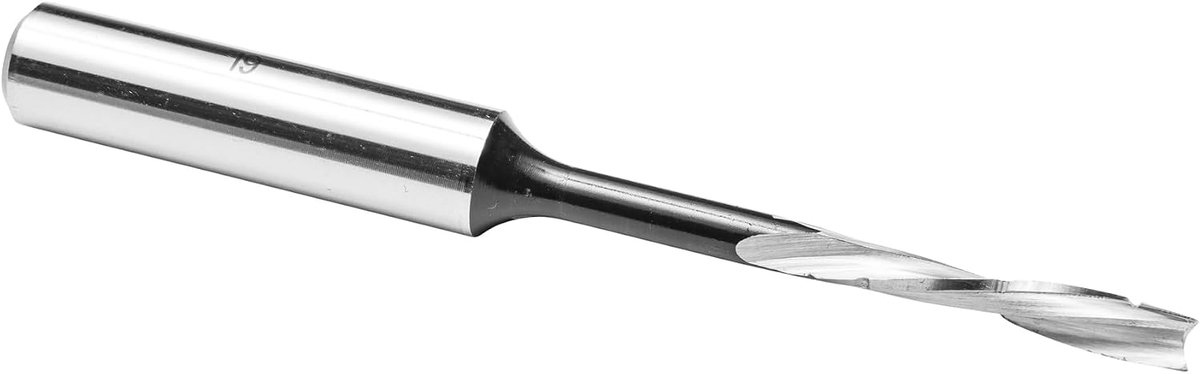 45240 Langgatboor spiraalvormige uitvoering linksdraaiend, Gereedschapsstaal (WS), Doormeter (D) 6 mm, NL 36 mm, GL 120 mm, links, S 13 mm