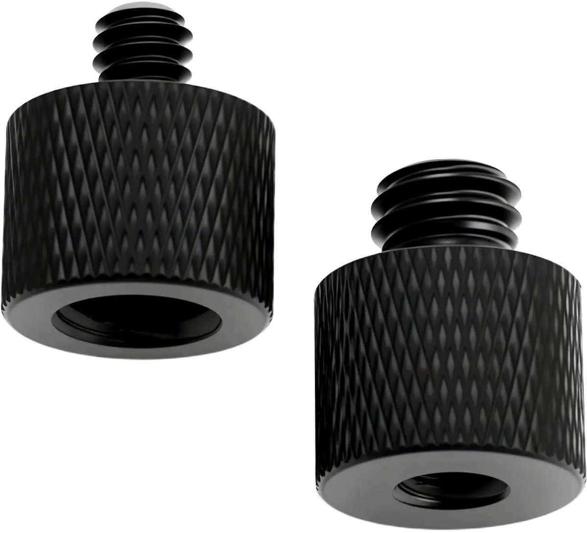 2 stuks schroefdraadadapters 3/8" op 1/4" & 1/4" op 3/8" " statief adapter, statief schroef adapter, aluminium metalen statief schroefadapter voor camera, luidspreker, microfoonstatief, monopod