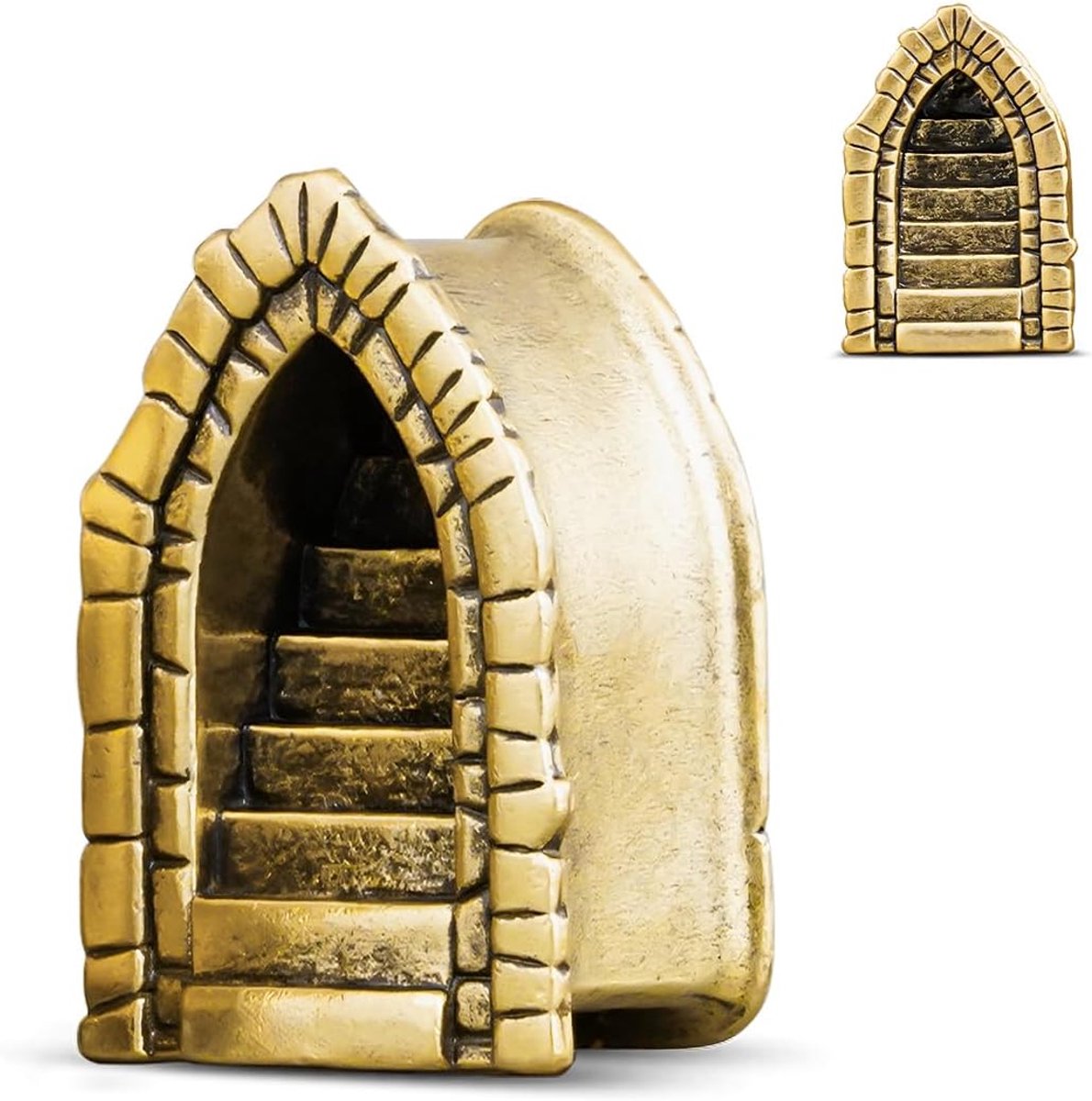 Tunnels Stretchplugs Middeleeuwse boog Dungeon deur Double Flare Saddle Dehner voor uitgerekte oren Piercing Sieraden Dames Heren 0G tot 5/8 inch