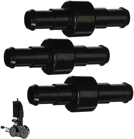 3 Stks Slang Swivel Voor Polaris 3900 Sport 280 F5B TR35P Zwembad Reinigers voor Zodiac Voor Polaris Zwarte Slang Swivel D21 — afbeelding 2