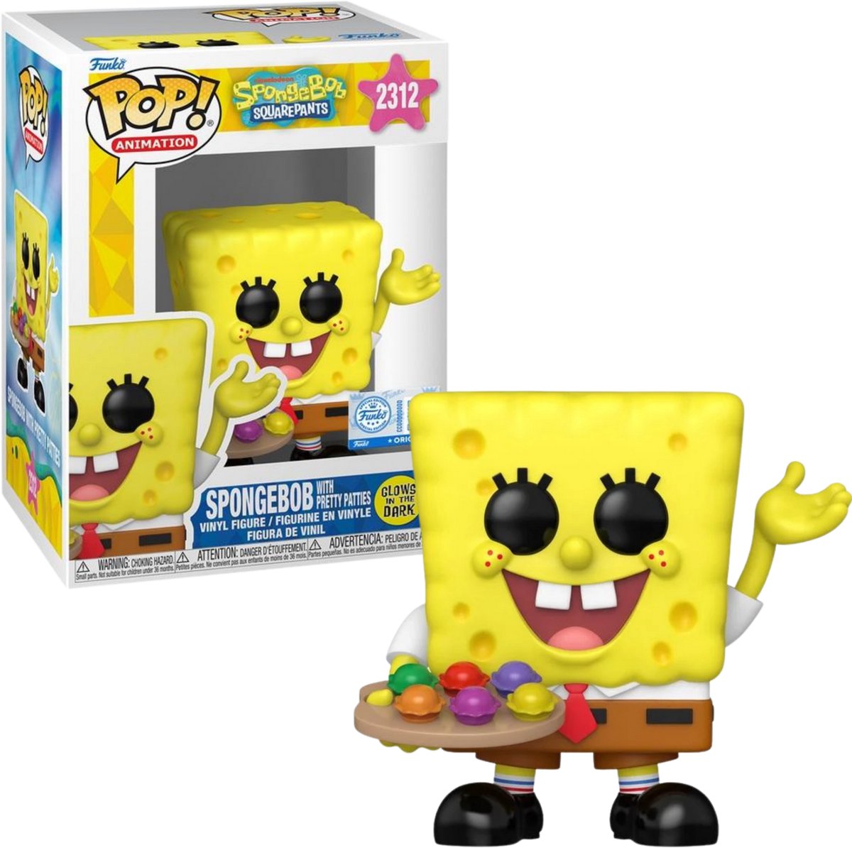 POP! Animation SpongeBob with Patties GITD 2312 Exclusive