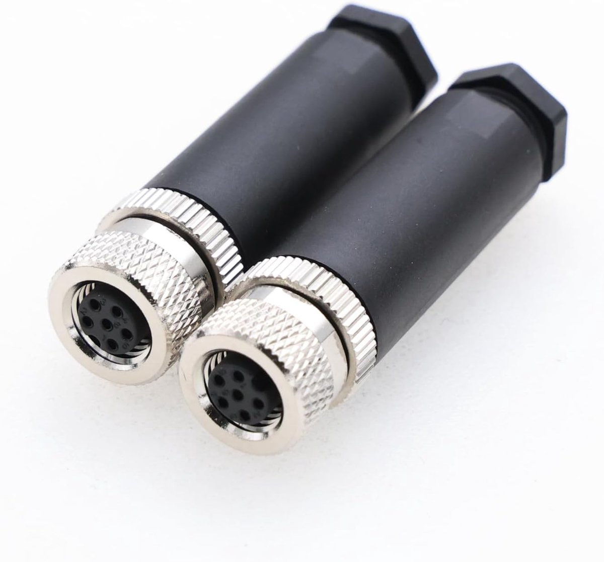 6-pins vrouwelijke A-code stekker Industriële ronde sensor connector voor luchtvaart 8mm waterdichte IP67 connector