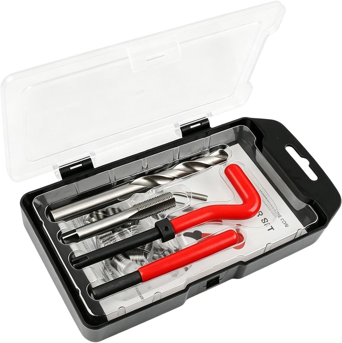 Set voor draadreparatie 15 Stuks Slijtage- en Onderhoudsset | Draadhersteltool Voor Belastbare Trillingsbestendige Sensormontage Motorfiets Mechanische Machines Stansmachines Schepen
