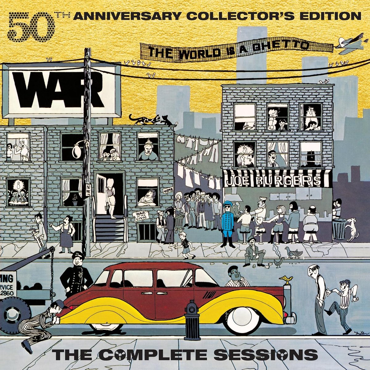 CD-boxset War: The World Is A Ghetto - 4 cd's - Softpak in slipcase - Geniet van iconische muziek - SnelShoppen
