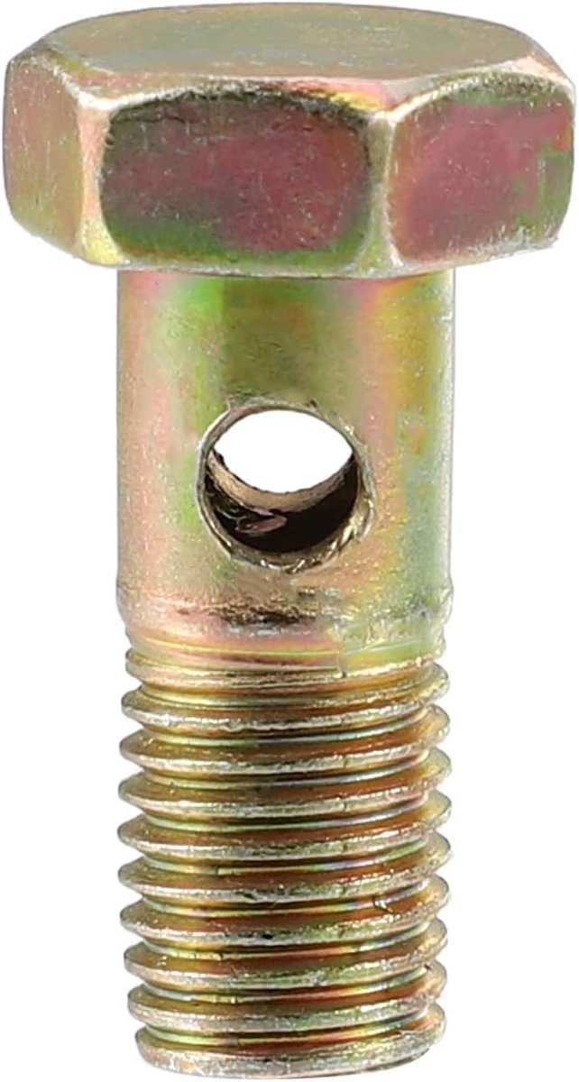 1 Stuks M8x1 Banjo Bout Fitting Adapter Vervanging IJzer Bronzen Kleur