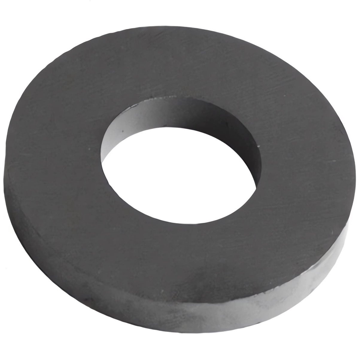 Keramische ferriet ringmagneten Ø 90,0 x 60,0 x 13,0 mm klasse 12 krachtige magneet - voor handwerk, wetenschap en hobby - 1 stuk