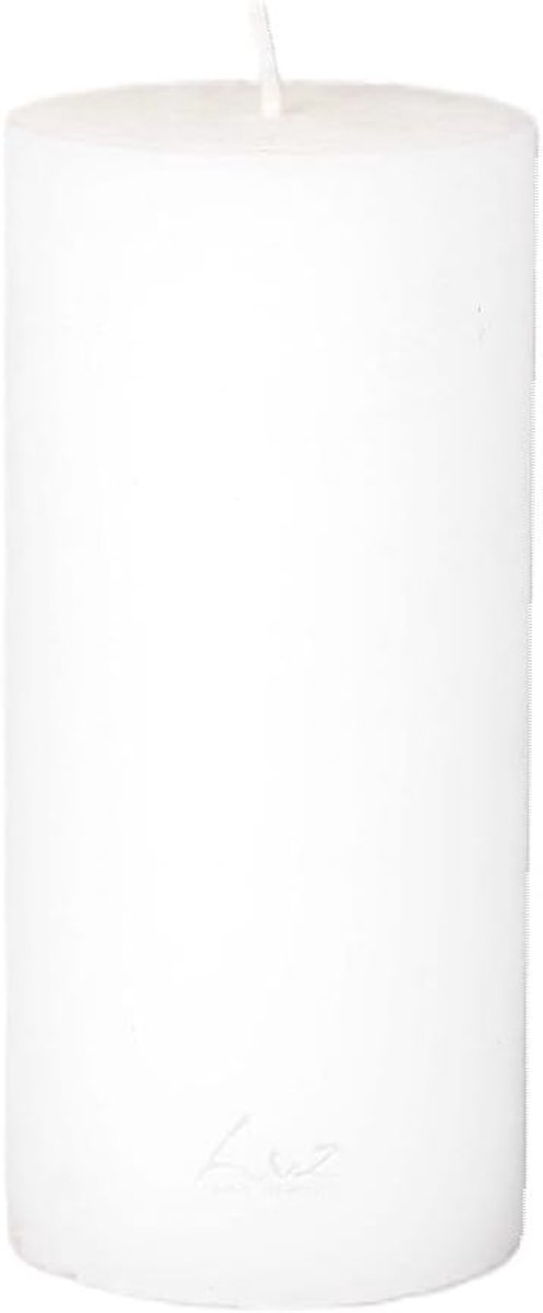 Stompkaars Wit D 7cm H 15cm - 2 Stuks - Decoratief - Creëer een sfeervolle ambiance - SnelShoppen