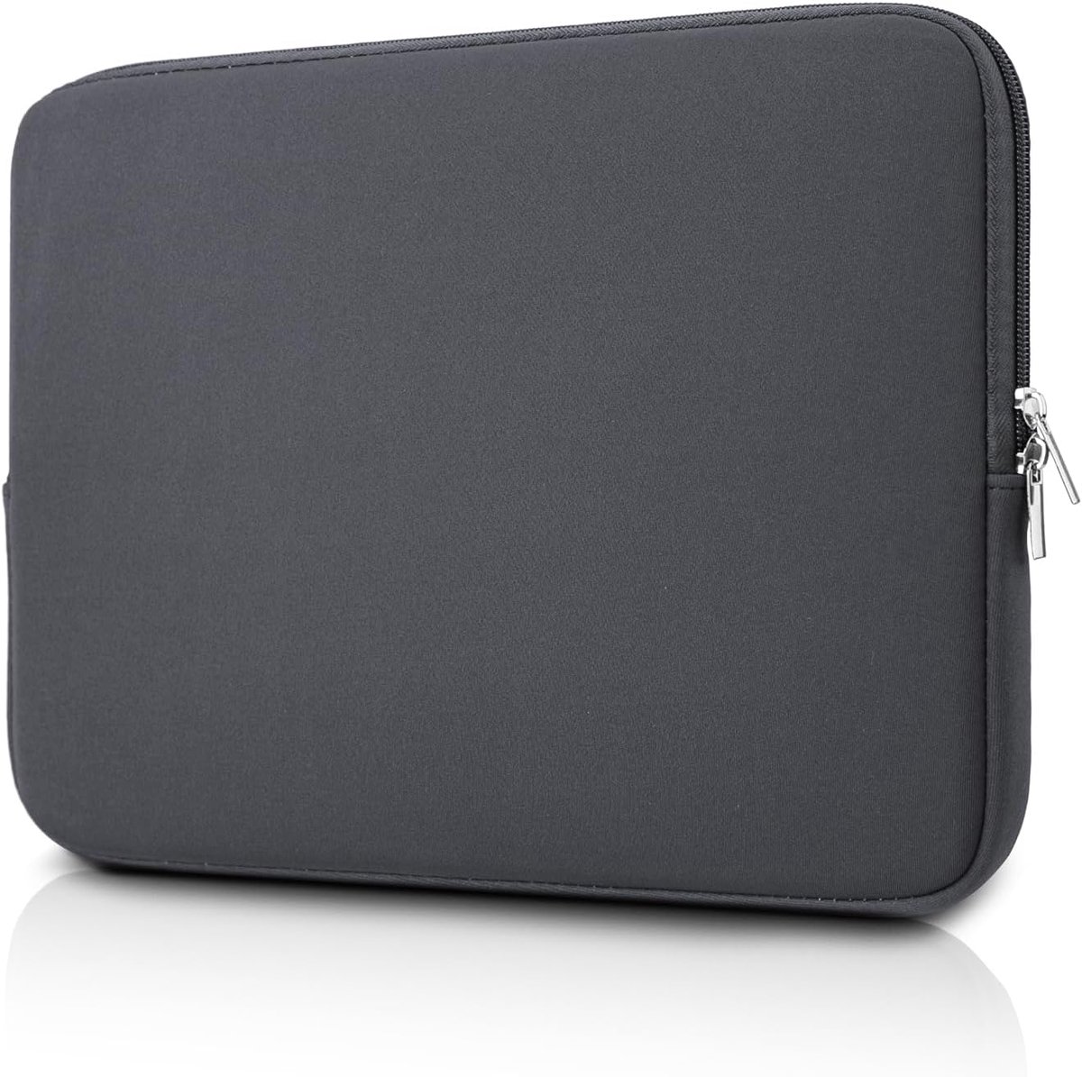 13 Inch Laptop Sleeve Case voor 13" MacBook Air Pro M3 M2 M1 13,3" Chromebook Notebook, Zachte Gevoerde Laptophoes voor Vrouwen Mannen, Grijs