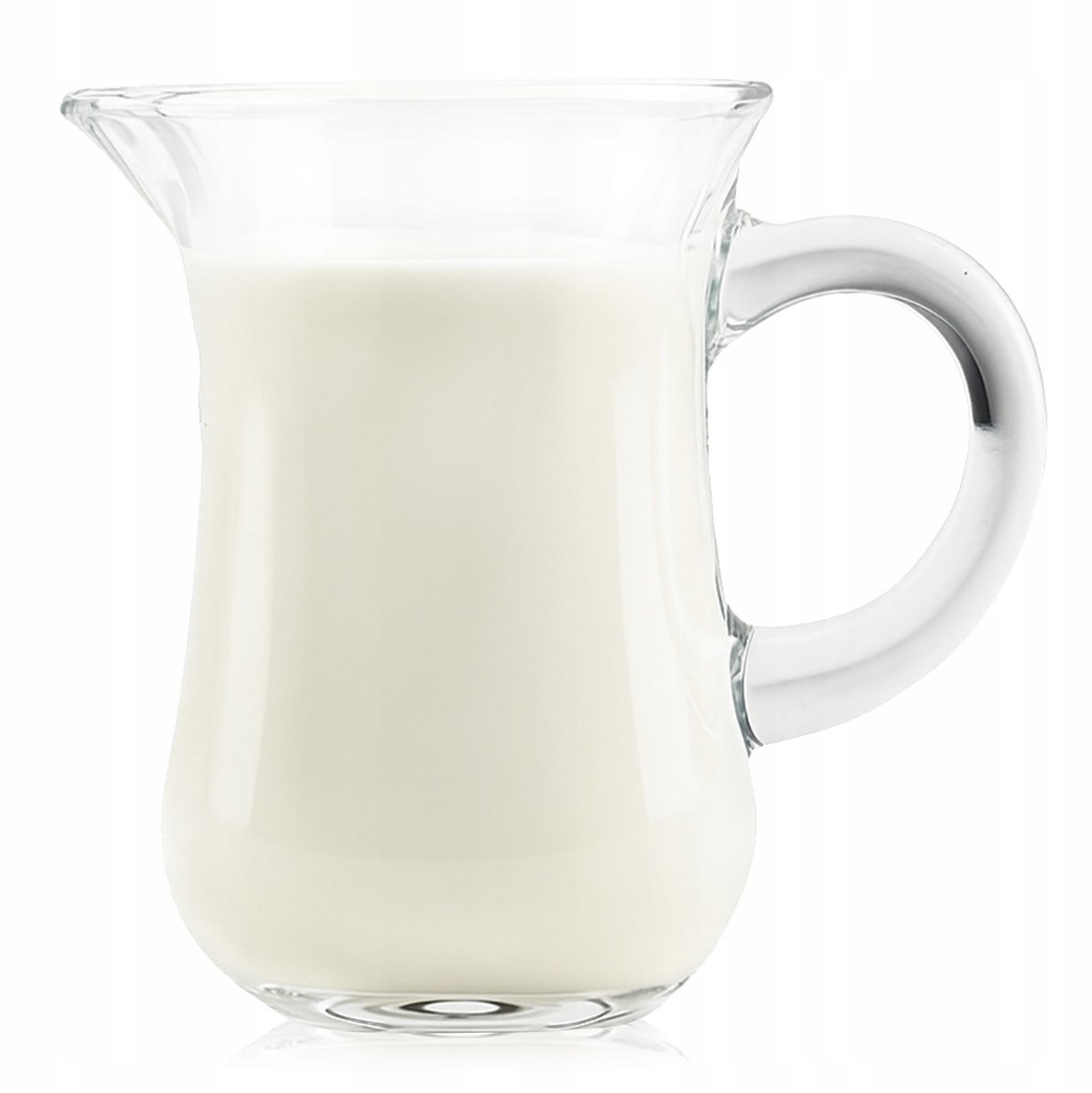 Merkloos Glazen melkkan voor melk, room, sauzen - Transparant, 0.13L
