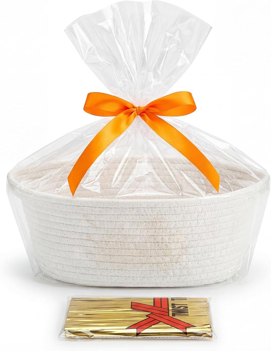 lege cadeaumand 15 cm - katoenen touw - duurzaam en robuust - perfect voor cadeauverpakkingen - ShopVlot
