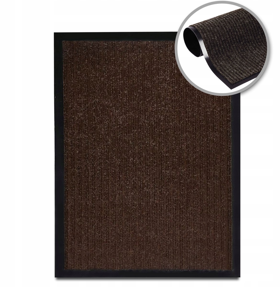 OLSZA Merkloos Markless Deurmat 60x80 cm - Antislip en duurzaam Bruin