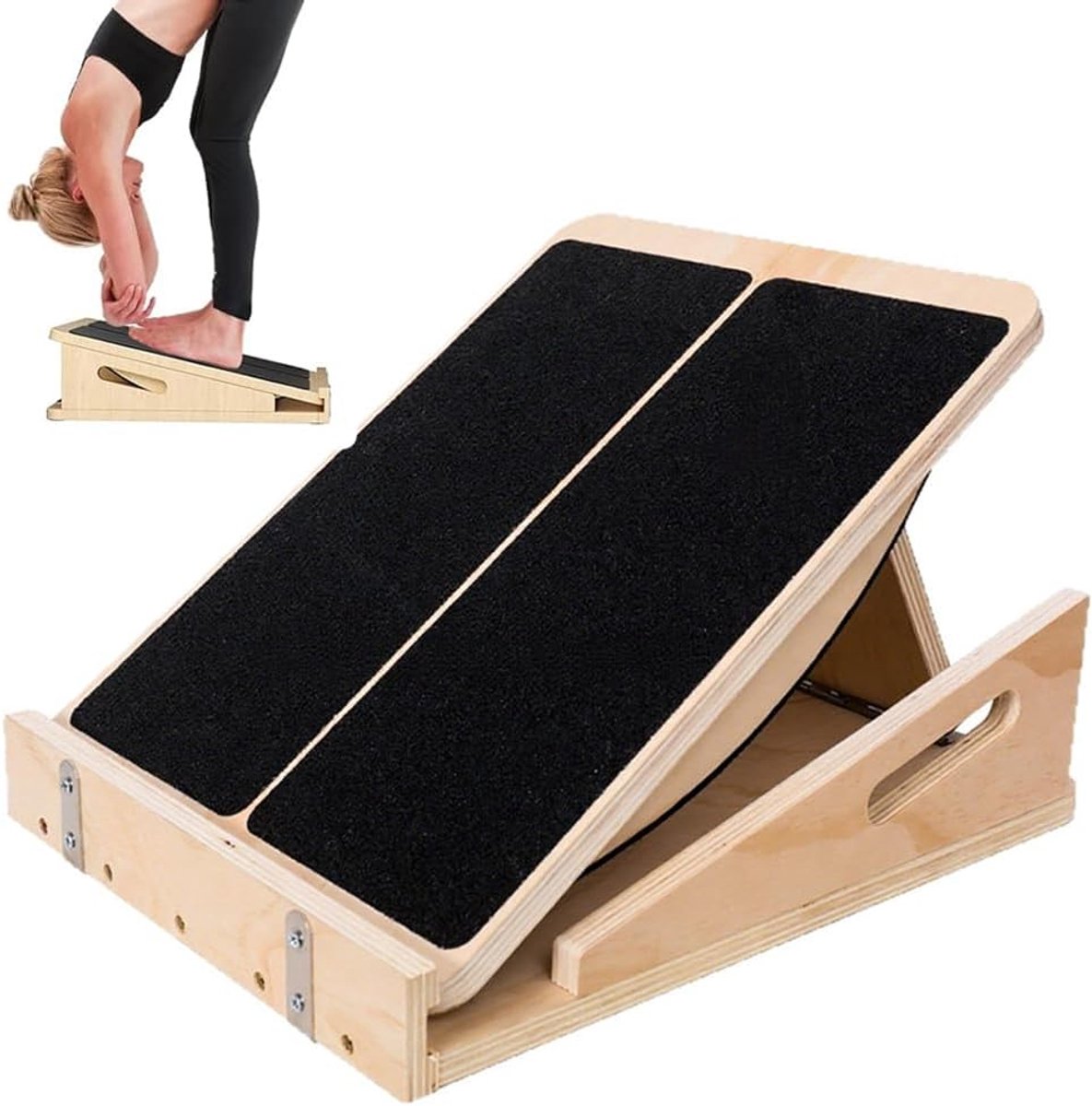 Calf Stretcher - Houten Slant Board - Verstelbaar - Verbeter mobiliteit voor kuiten - ShopVlot