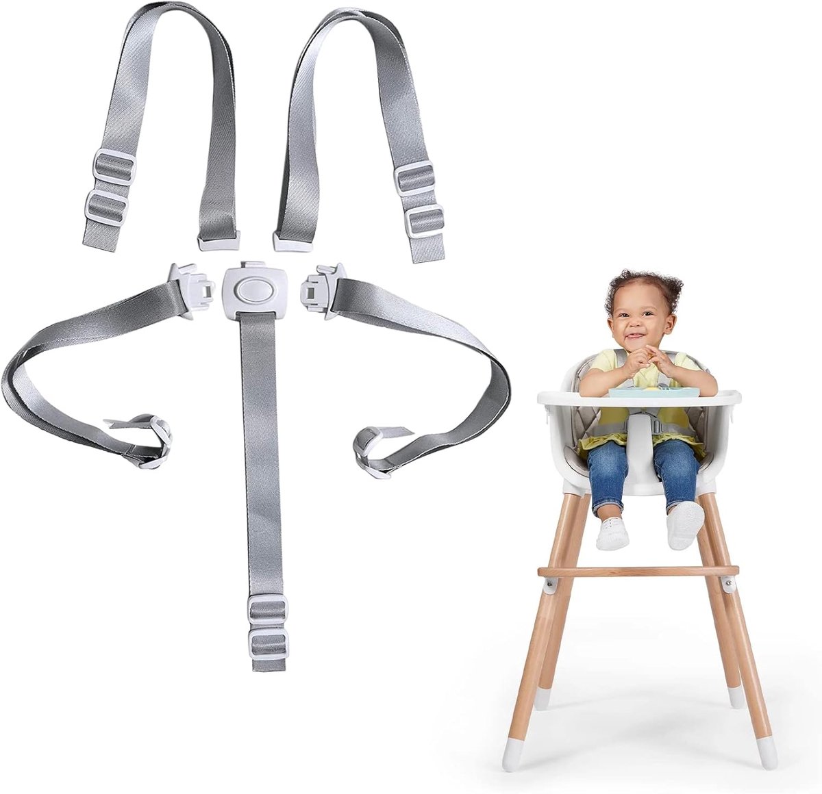 Baby Safety Belt - 5-punts harnas - verstelbaar nylon - veilig en duurzaam - ShopVlot