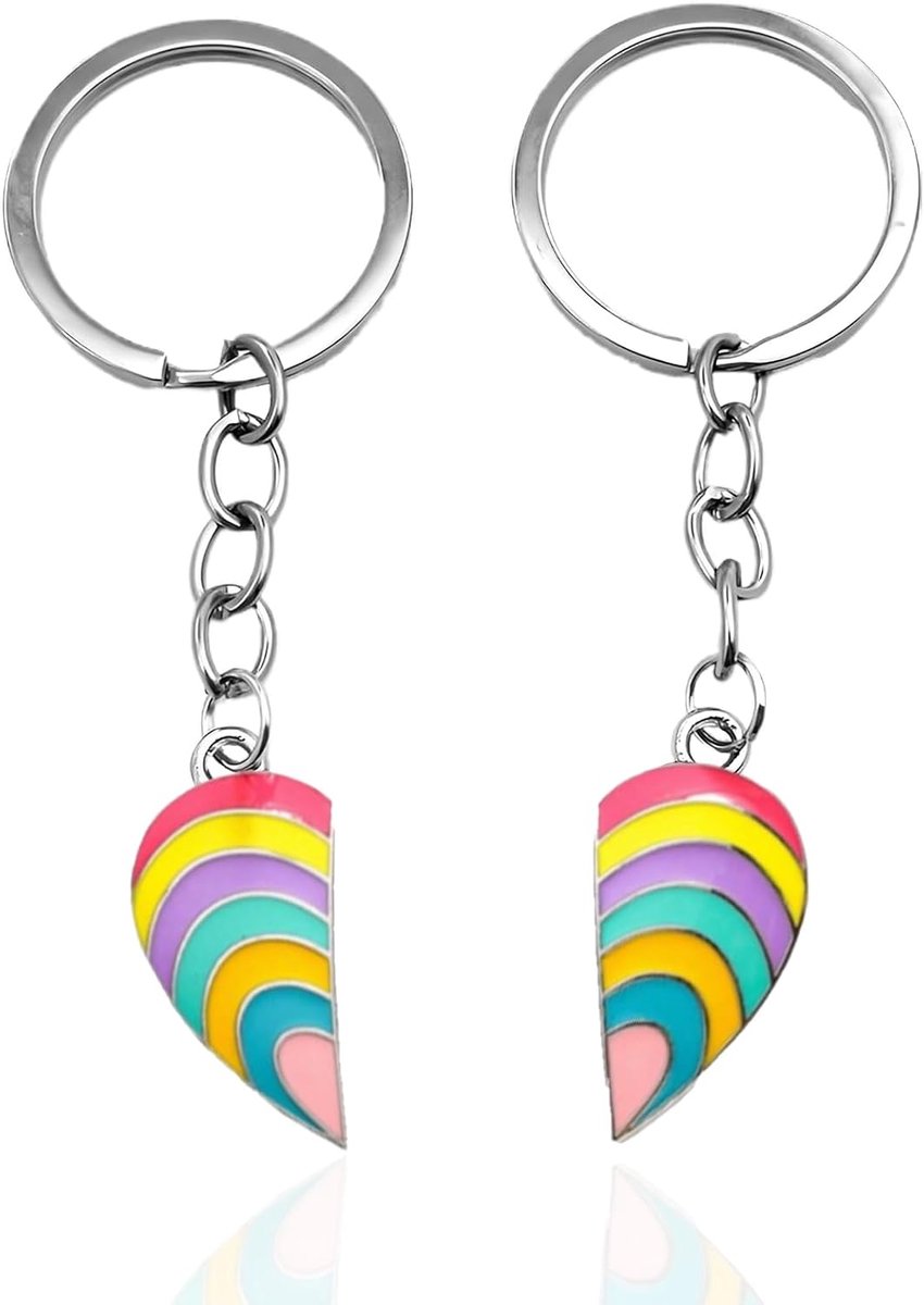 2 Stuks Vriendelijke Sleutelhangers, Liefde Sleutelhangers, Grappige Smiley Face Teken Teken Sleutelhanger Finger Stickman Leuke Trend Sleutelhanger Paar Geschenk
