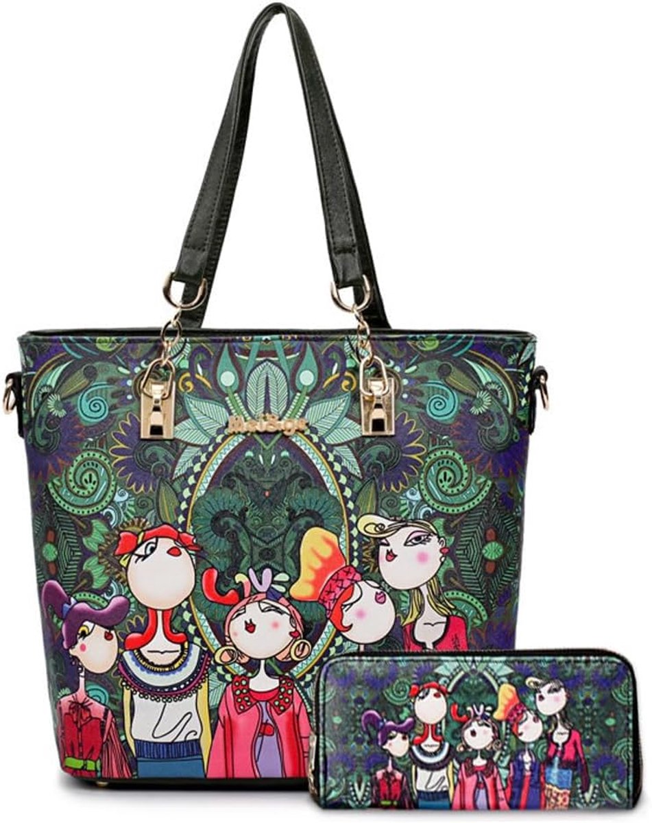 Dames Handtassen met Korte Hengsels Crossbodytassen Hobo Schoudertassen PU Leer Vrije Tijd Hoge Capaciteit NL77503