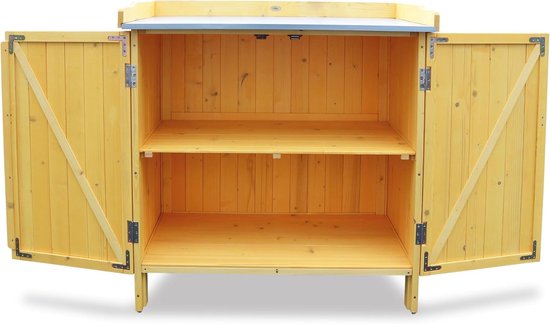 Tuintafel met onderkast, 98 x 48 x 95 cm — afbeelding 5
