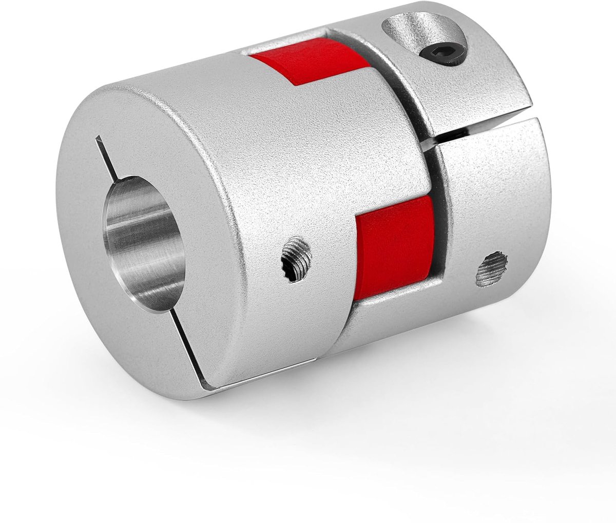 D25 L30, motorkoppeling van aluminium, CNC-spinnenaskoppeling, voor stappenmotor (6 x 10 mm)