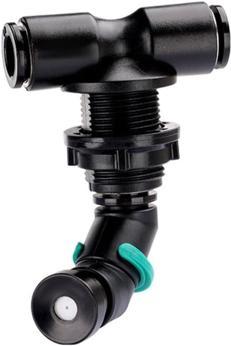 Reptile Mister Nozzles, 360° Verstelbare Sprinkler Spray Koelsysteem Connect 1/4" Tub voor Aquarium Reptiel Terrarium, Planten, Regenwoud Amfibieën, Tank