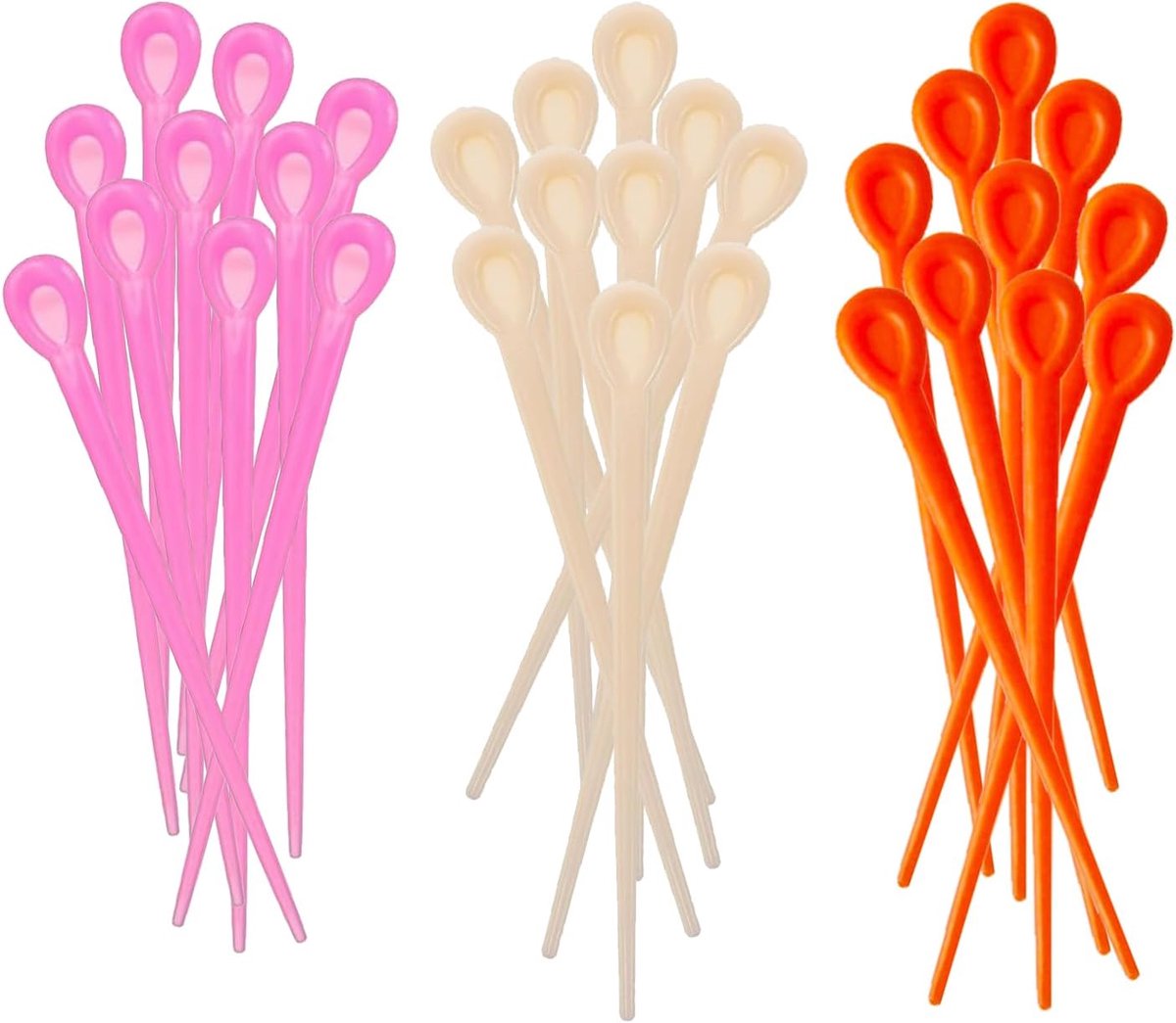 Krulspelden, kunststof clips voor krulspelden, herbruikbare kappersaccessoires, kunststof krulspelden voor dames, fixeren van kappersgereedschap Kiuiom