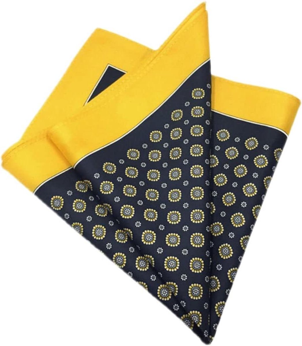 Zakdoeken Heren - Herensjaaltjes Stof - Bruiloft Decoratie - Exquise Afwerking - One Size - Blauw