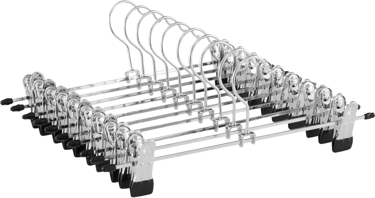 Niet-slippende broekhouder 31 cm - met wasknijpers - 30 stuks - ideaal voor opbergen - SnelShoppen