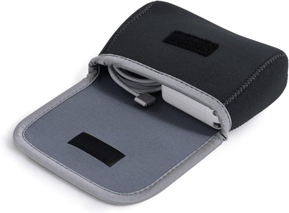 Electronics Accessoires Etui Kabel Organizer Tas Reisopbergtas voor Draagbare Oplader, Kabels, Oortelefoons, SD-kaarten, U Disk - Donkergrijze Kabel Gadget Tas - 15 * 10 * 4 cm (B300)