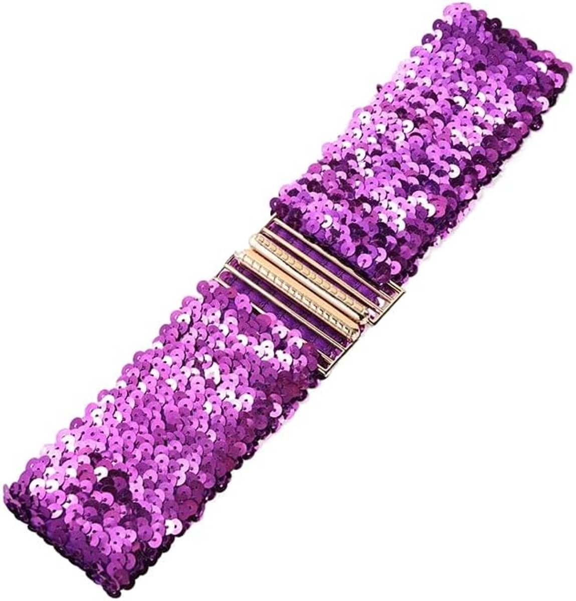 Riem voor dames, paillettentrim, vintage glitterriem, stretch, mode, tailleriem, persoonlijkheid, metallic jurk, riem, elastische riem, gesp, stijl, rekbare riem