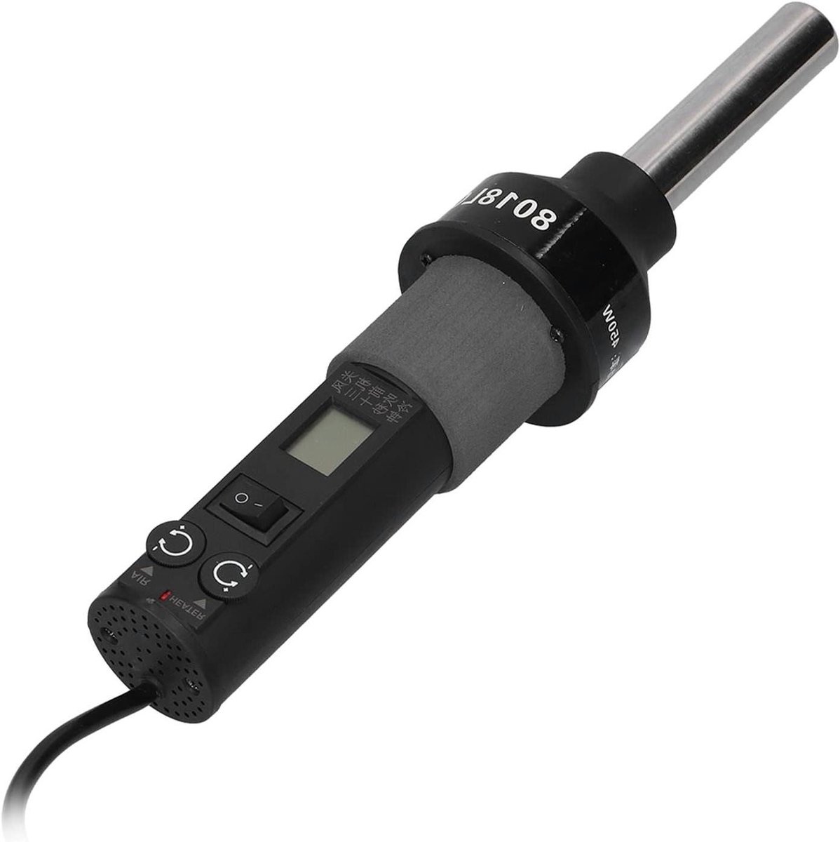 Warmtepistool - Hittekanon - Precisie Reparatie - Instelbare Temperatuur - 450W - Zwart