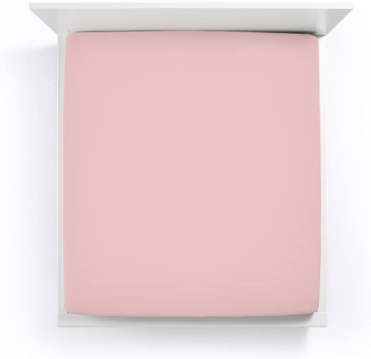 Jersey hoeslaken 180/200 - oud roze - elastisch en pillingarm - perfecte pasvorm voor hoge matrassen - SnelShoppen