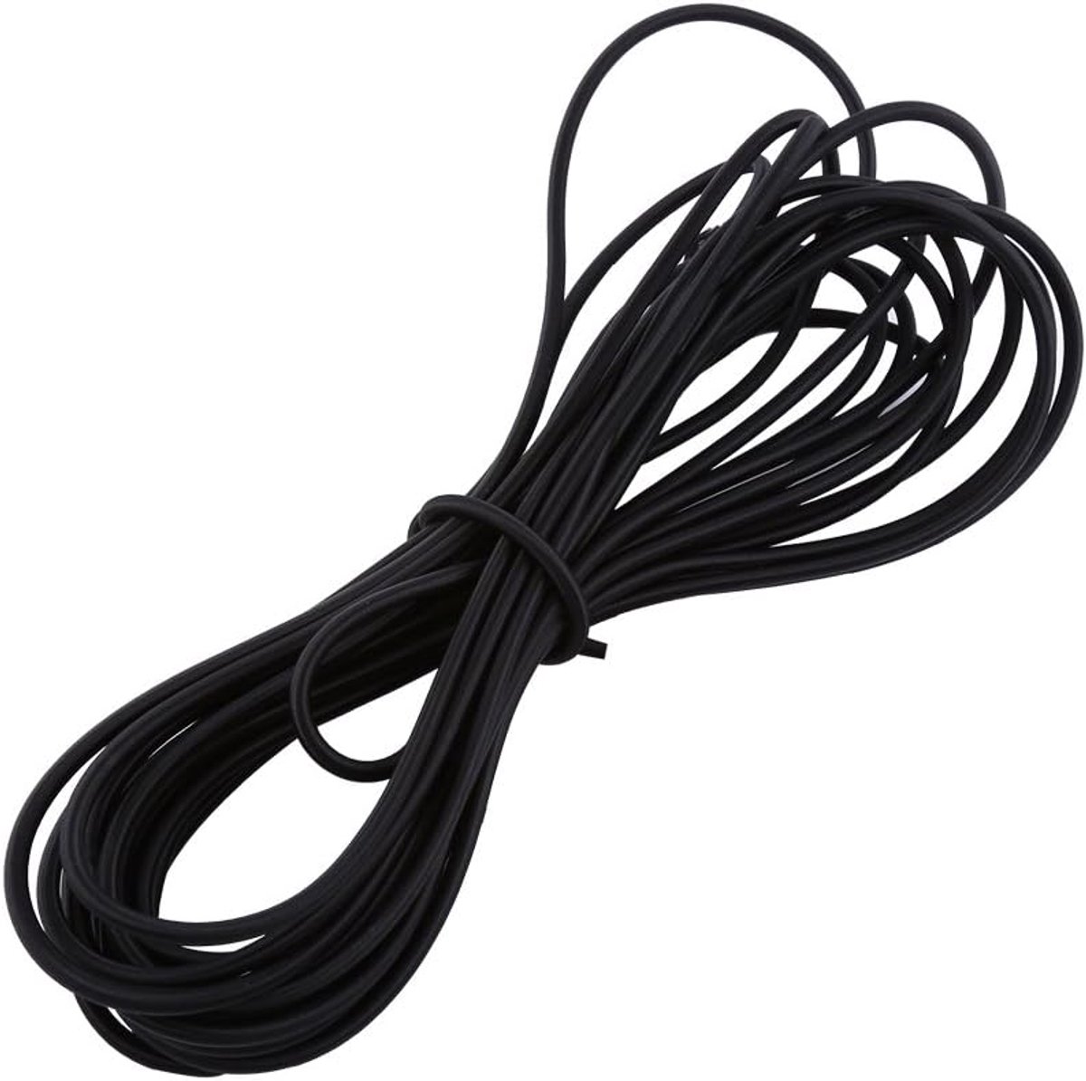 5 mm elastische diameter schokabsorberende kabel elastisch koord voor vervanging, reparatie en buiten (zwart, 10 m)