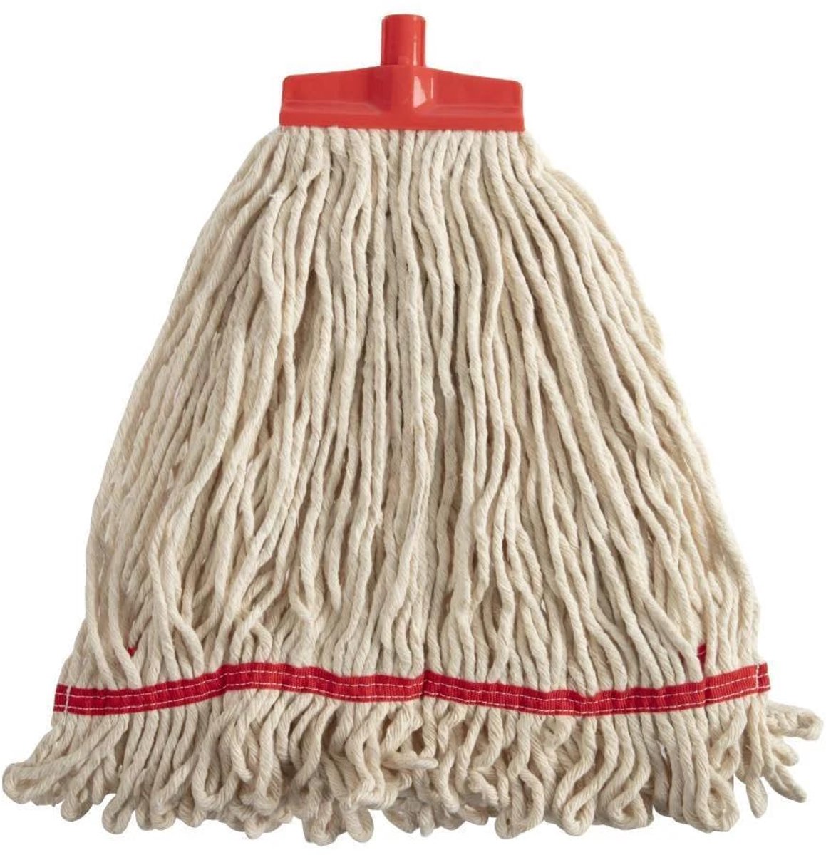 L884 Mop Head, Katoen, 16 Oz, Rood