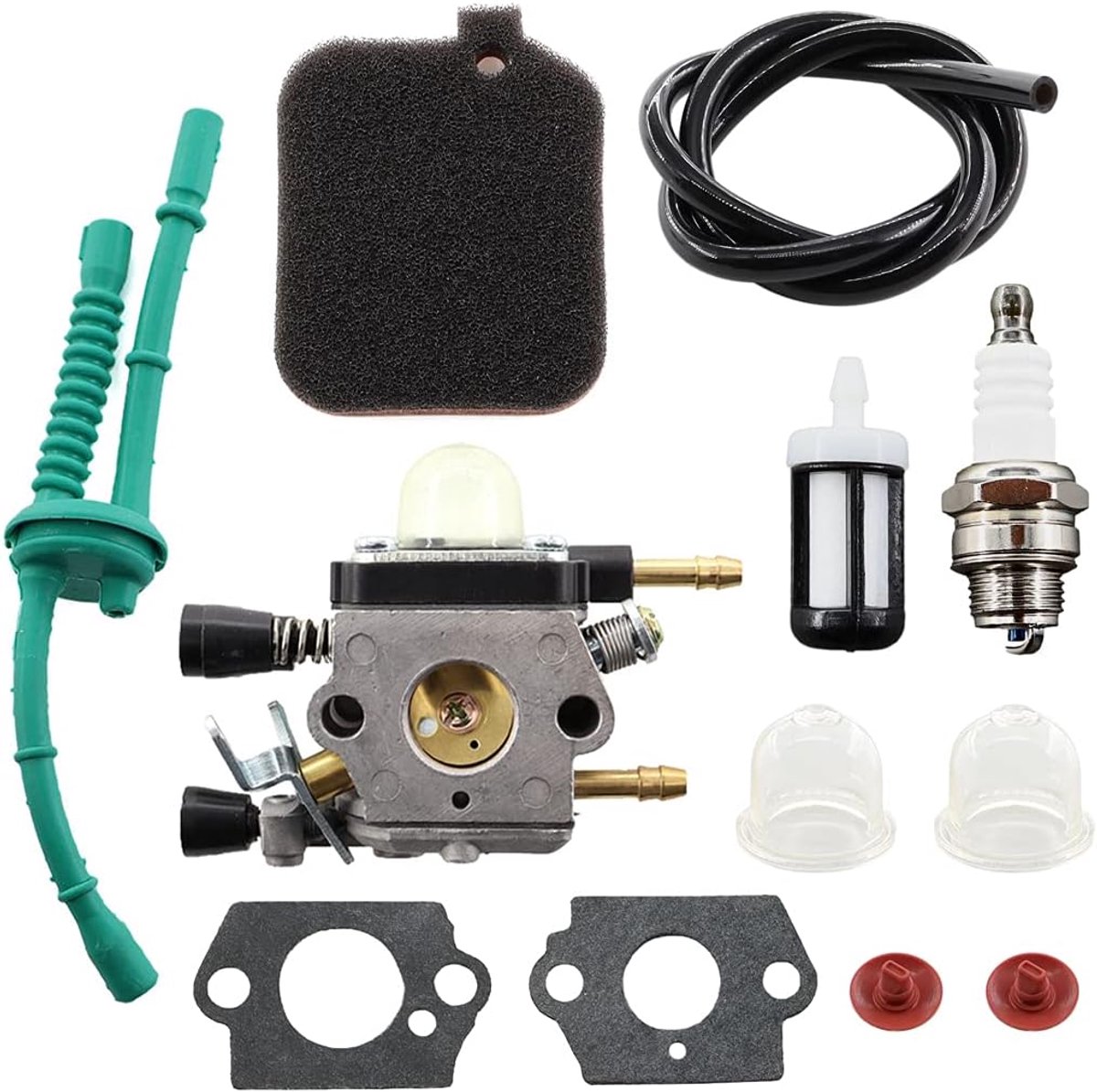 Carburateur met primer luchtfilter brandstoffilterleiding benzinefilter voor Stihl BG45 BG46 BG55 BG65 BG85 BR45C SH55 SH85 blazer vervangt carburateur Zama C1Q-S68G 4229 1200 6