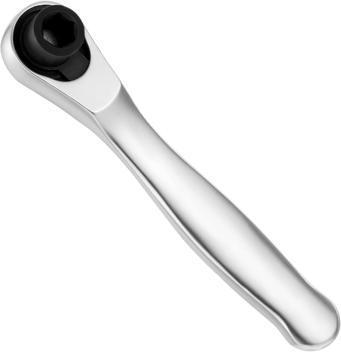 Micro-ratelbitschroevendraaier 1/4 inch - chroom-vanadium staal - 72 tanden voor nauwe ruimtes - SnelShoppen