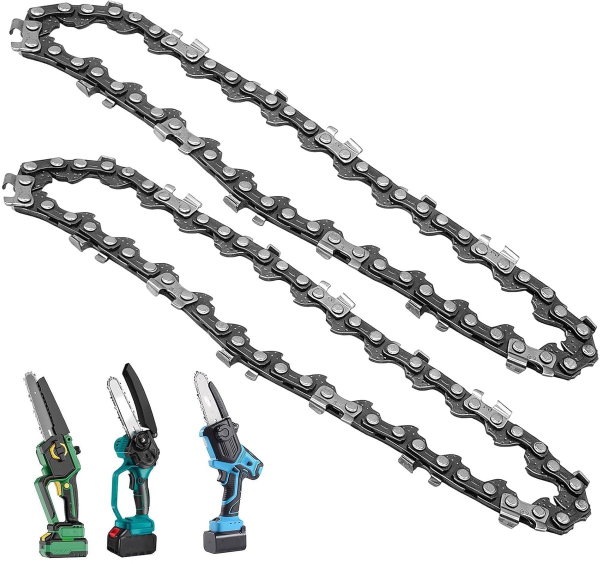 Kettingzaag ketting 1/4 inch LP 1.000 mm - 28 schakels - vervangingsketting - ideaal voor tuinonderhoud - SnelShoppen