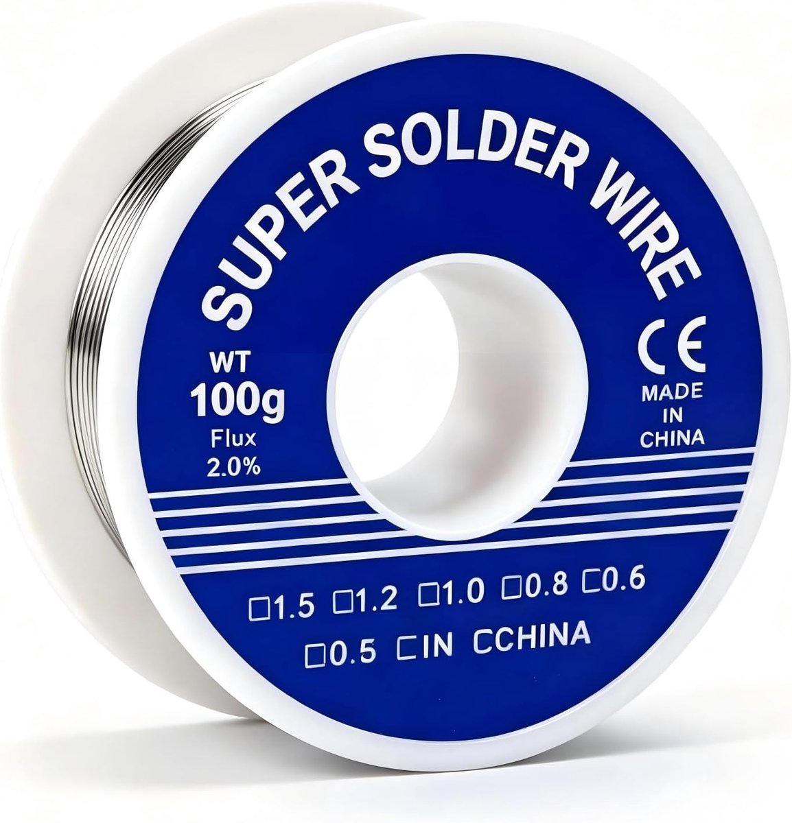 Solderingtin 1 mm - loodvrij met colofoniumkern - hoge kwaliteit soldeerpunten - SnelShoppen