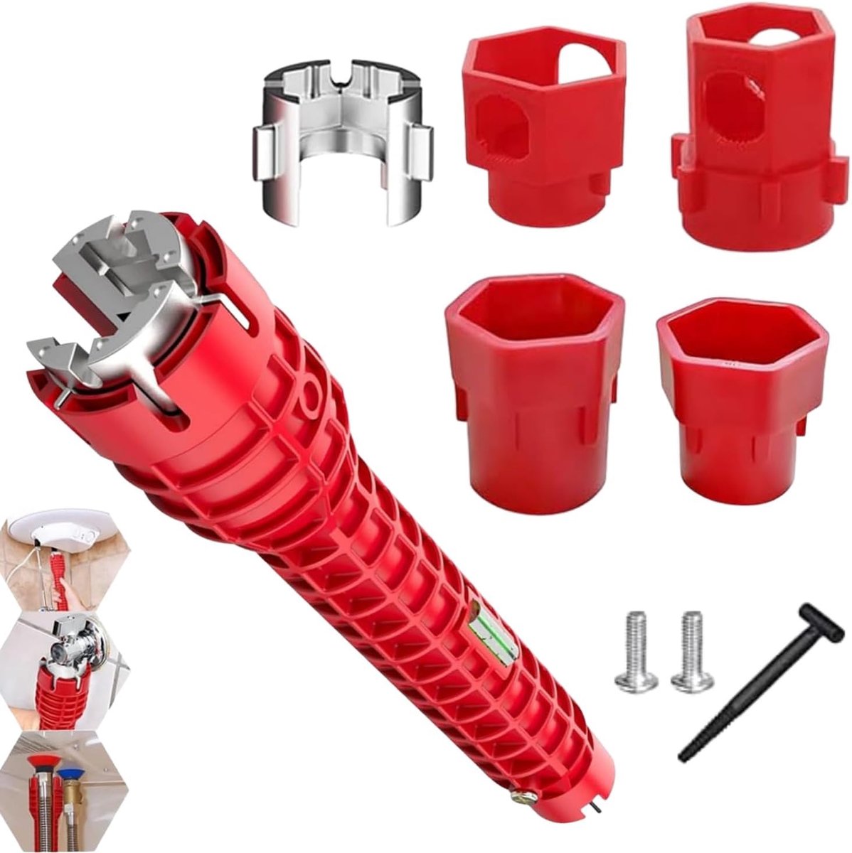 Kraaninstallatie 14-in-1 - Multifunctioneel gereedschap - Inclusief waterpas - Voor eenvoudig installeren - SnelShoppen