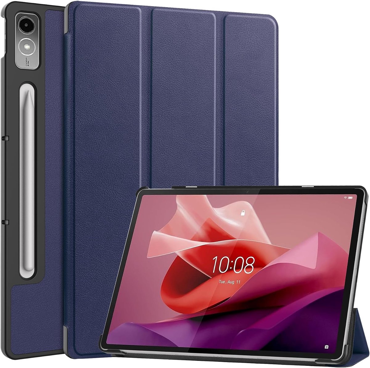 Tabletcase 12,7 inch - Ultra dun PU leer - met standaardfunctie - automatisch slaap/wake - SnelShoppen