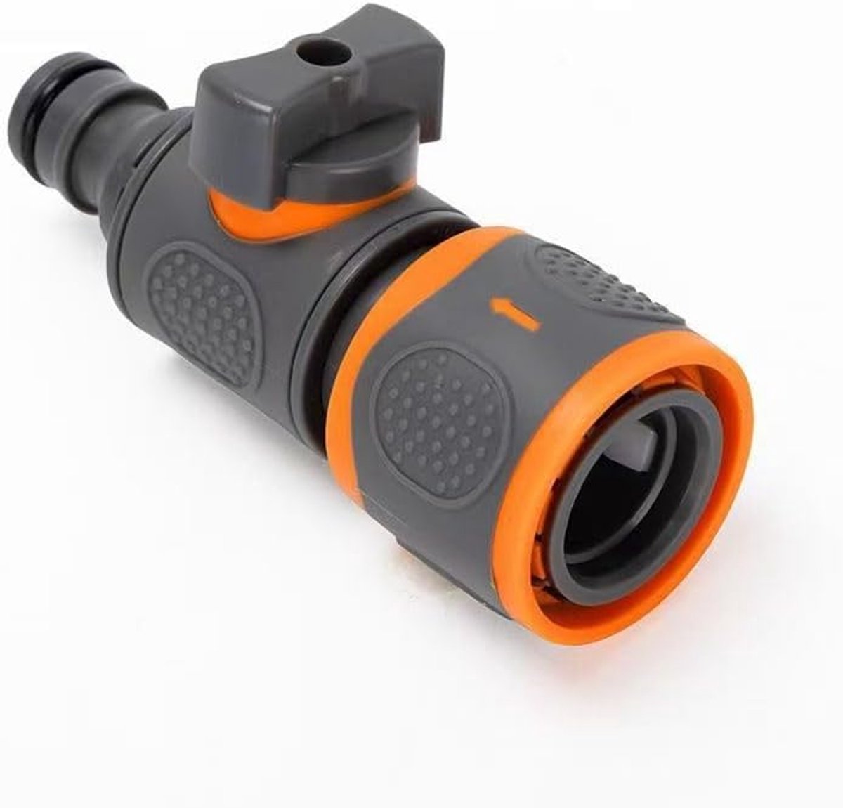 Slangkoppelingen met regelventiel 1/2 inch - tuinslangconnector met afsluitventiel - traploze waterregeling - SnelShoppen
