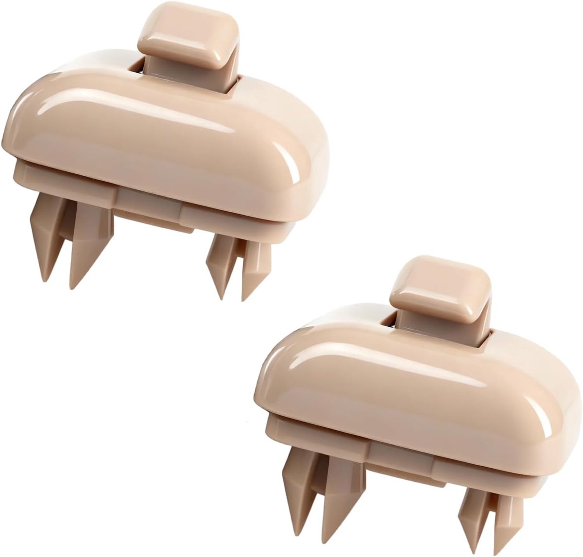 Zonnescherm clip 2 stuks - Beige - Voor Audi A4 B8, A3, Q3, Q5 - Antiverblindingsaccessoire - SnelShoppen