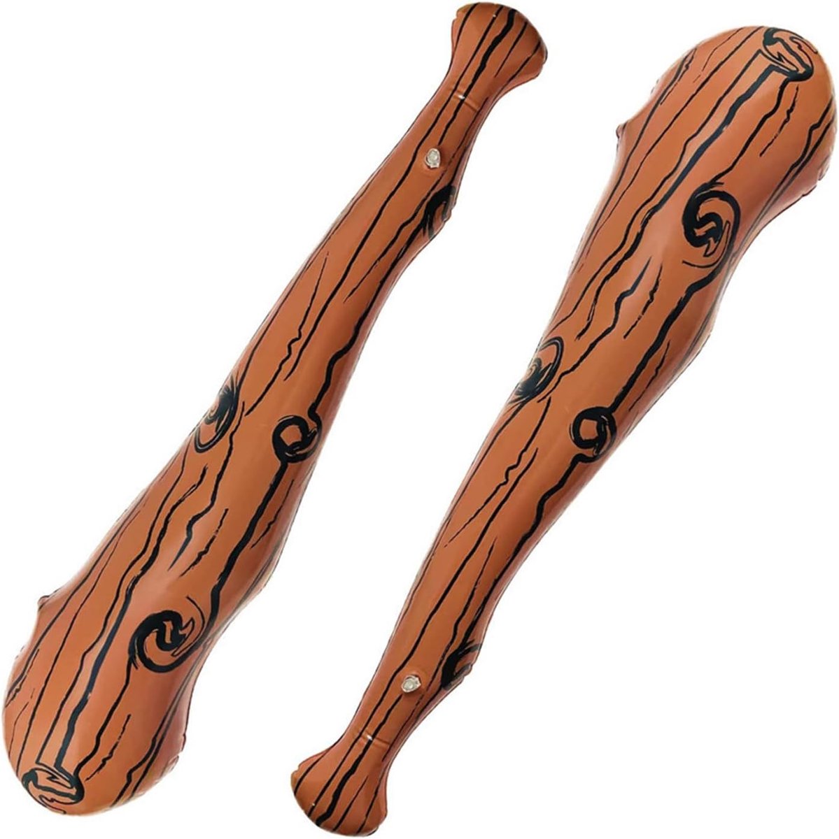 Opblaasbare honkbal stick 2pcs - houtlook - decoratie accessoires - perfect voor cosplay feest - SnelShoppen