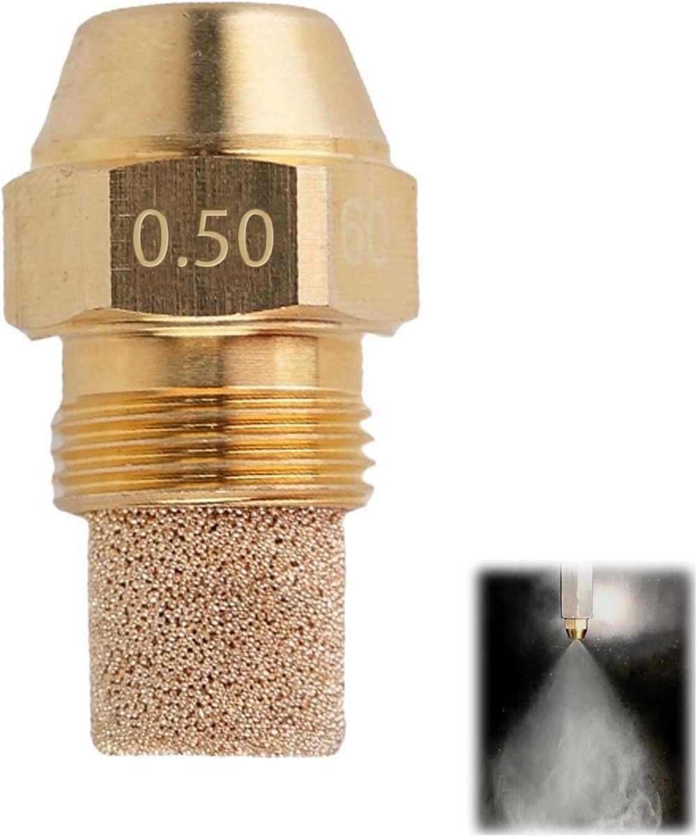 Olie nozzle 60 graden - spuitmondmaat 0.50 USgal/h - massastroom 1.85 kg/h - optimale verbranding voor verwarming - SnelShoppen