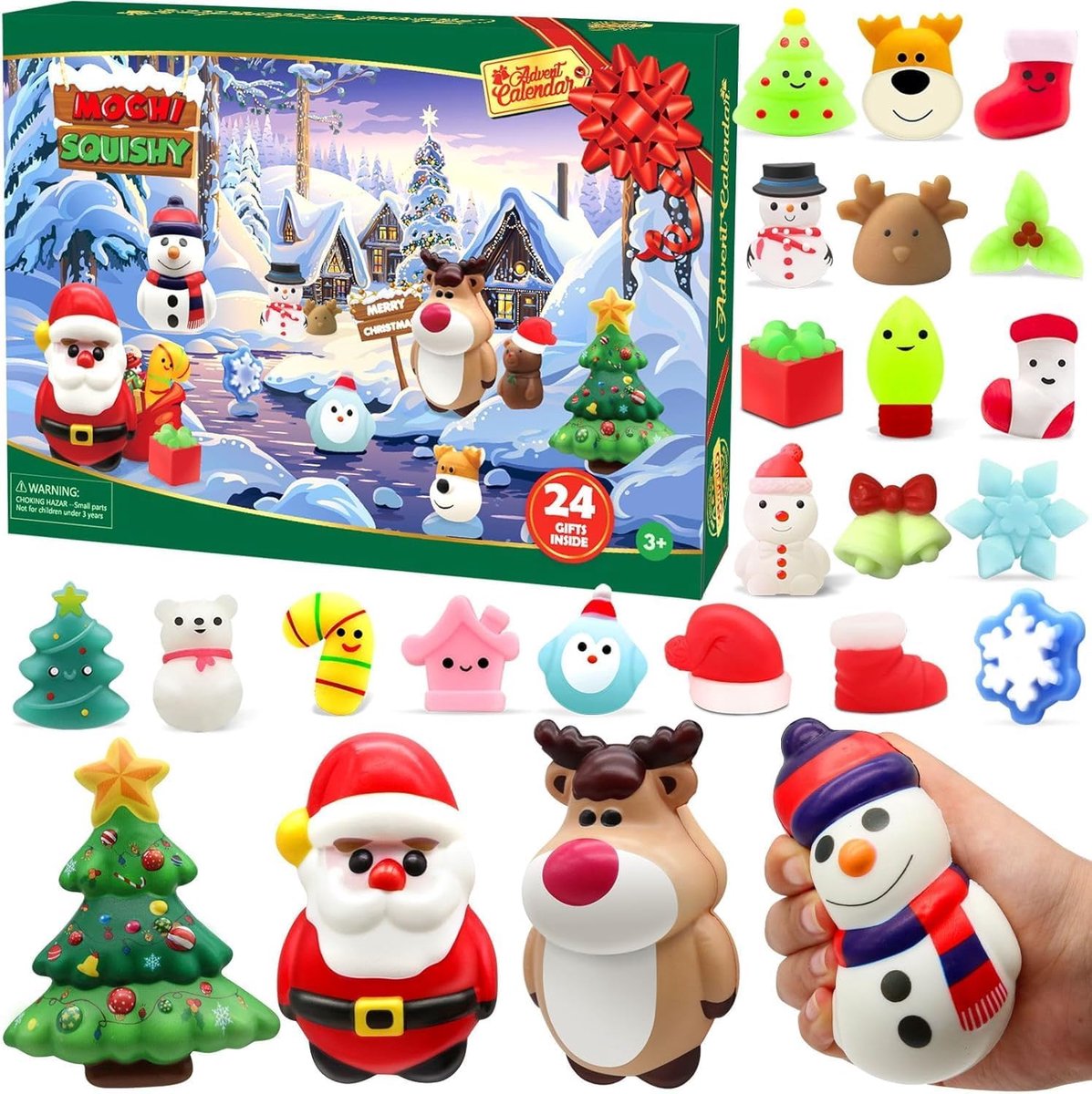 Adventskalender 2025 - 24 Dagen Kerst Countdown met Jumbo Speelgoed - Veilig en Herbruikbaar - SnelShoppen