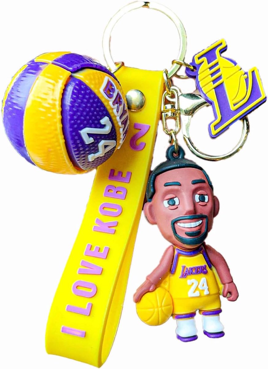 Basketbal Sleutelhanger - 3D Cartoon Silicoon - Delicate Afbeelding - Perfect voor Basketball Fans - SnelShoppen